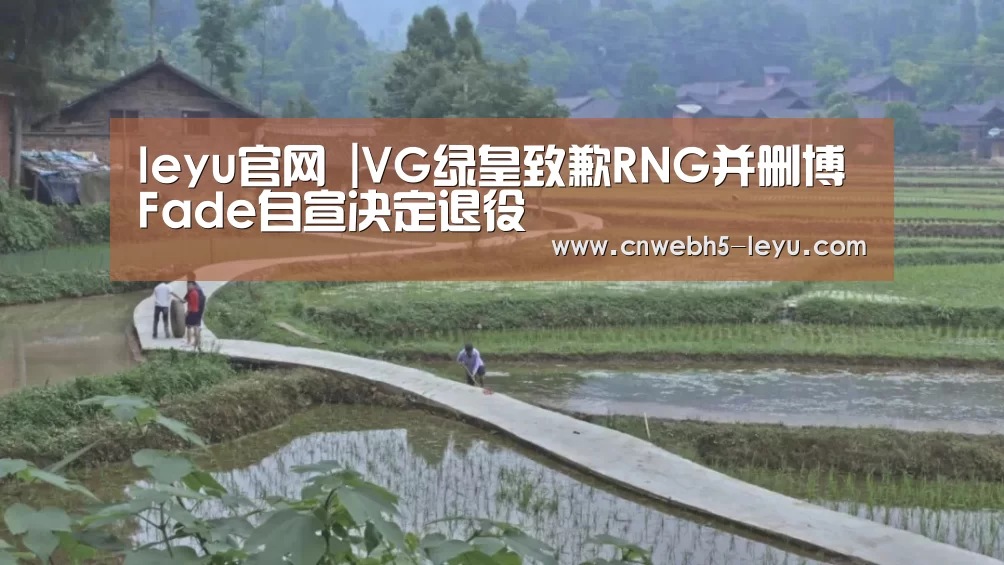 leyu官网 |VG绿皇致歉RNG并删博 Fade自宣决定退役(图4) leyu官网
